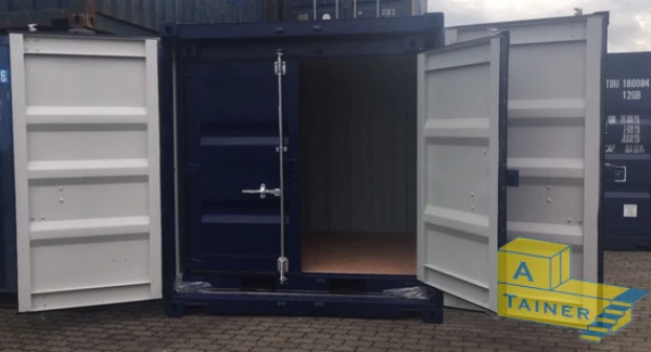 8er im 10er neu Kobaltblau Türen offen