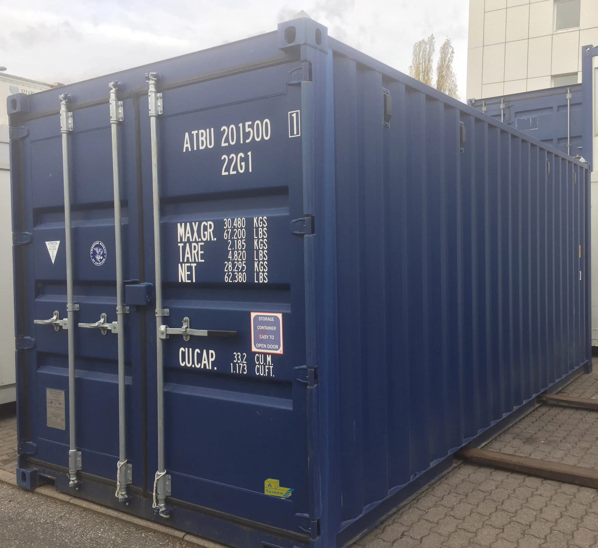 ATBU 2001500-1 Holzisolierer mit Regal und Elektropaket easy open door WZ